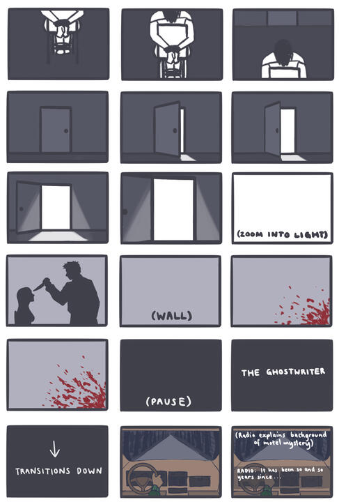 Opening Cutscene Storyboard
